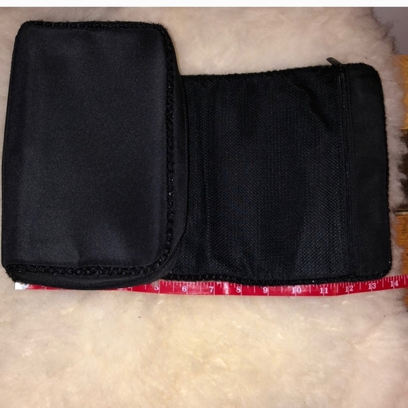 AUTHENTIC Chanel Parfums Cosmetics Makeup Clutch Bag Black NWOT - Picture 13 of 13